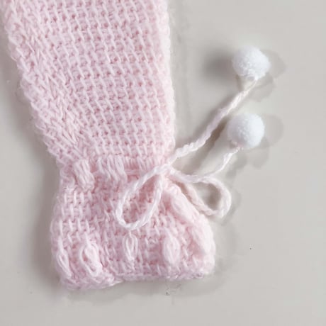 pink knitting pants