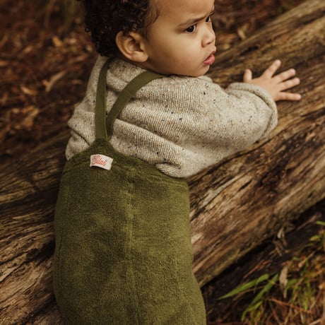 SILLY Silas Teddy Warmy Footless Collection_Olive