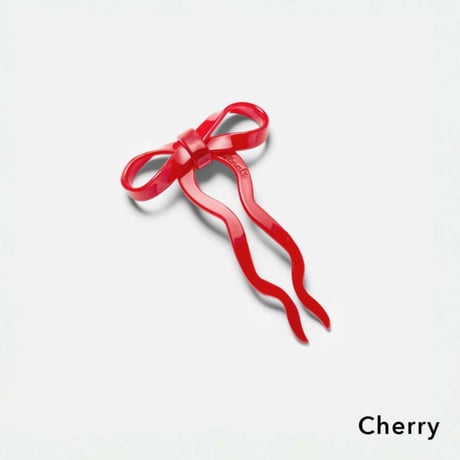 CHUNKS_Bow Hairpin (Cherry)