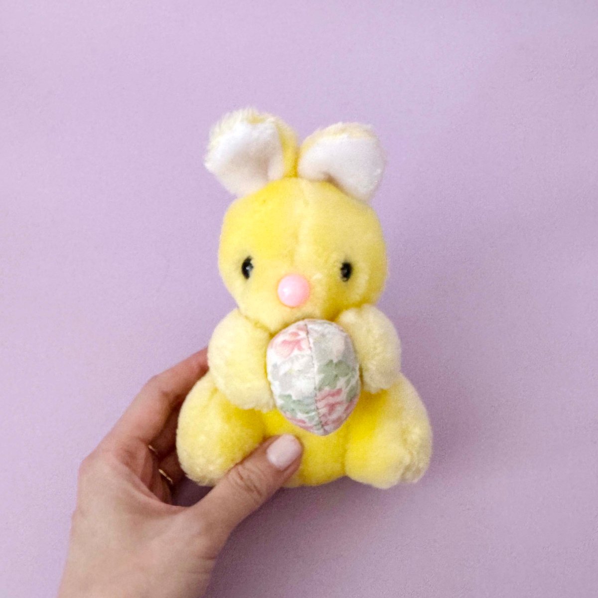 アンティーク　跳ねうさぎ　ぬいぐるみ 黄色 vintage stuffed toy_rabbit | 2e CHESTS
