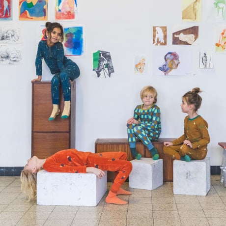 Ba*Ba kidswear_Pajama (PENCILS/OSTRICH) / 104,110cm