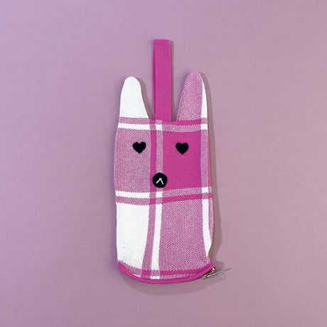 LIGNE NOIRE E. _ RABBIT BAG (PINK)