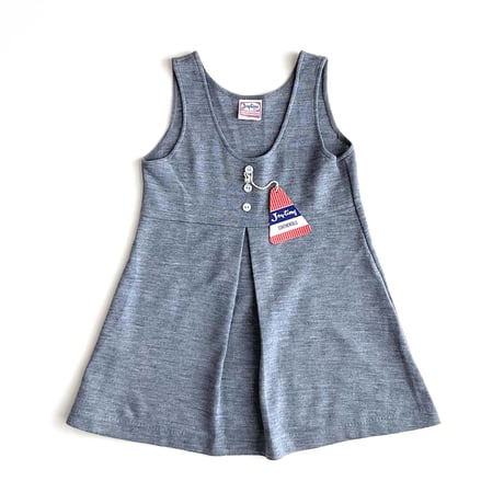 70s grey dress (dead stock) / 5years