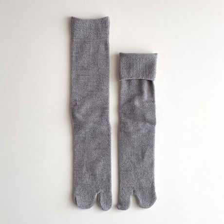 2e CHESTS×MARCOMONDE_MOLE FUR TABI socks (L.Beige,Greige)