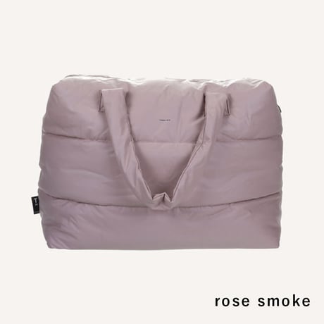Tinne+Mia_big puffy weekend bag (rose smoke,black)