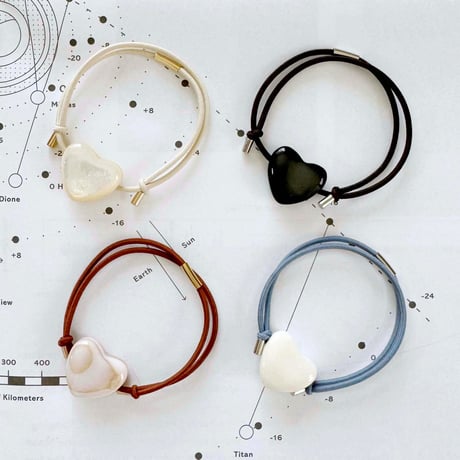sumie_Heart Button Bracelet ♡