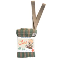 SILLY Silas Footless Collection_Matcha × Peanut Striped