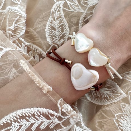 sumie_Heart Button Bracelet ♡♡