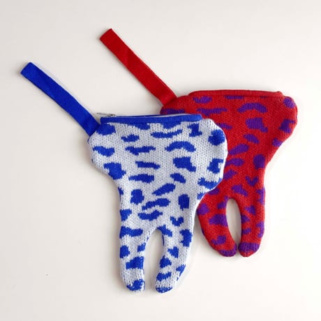 LIGNE NOIRE E. _ TOOTH BAG (SHOCK BLUE/ORANGE)