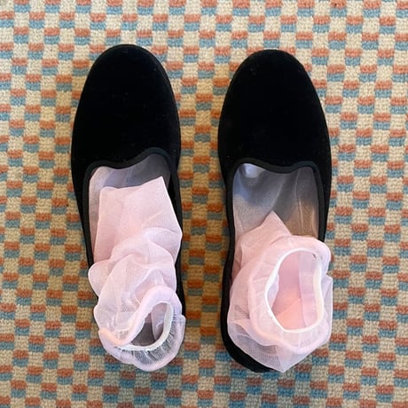 2e CHESTS×MARCOMONDE_SHEER LADYS socks (Pink,White)