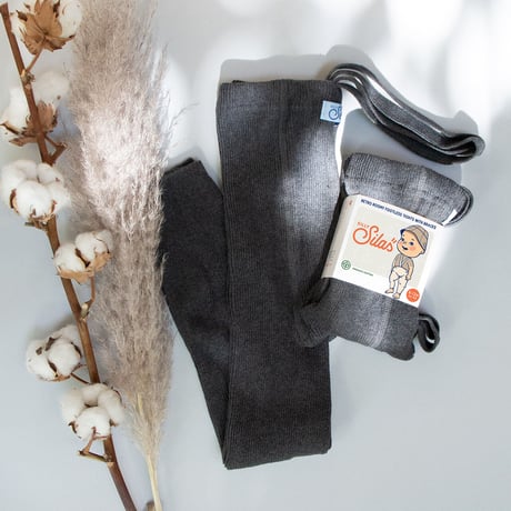 SILLY Silas Roomy Footless Collection_Dark Grey Blend