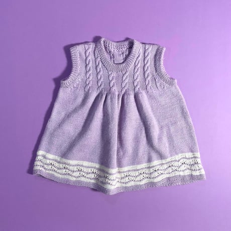 knitting dress (llavender)