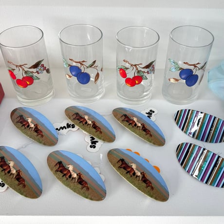fruits glass (Cherry,Prune)