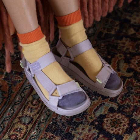 Sticky Lemon_socks (gingham,colourblocking) / 13-14.6,15.2-16.8cm