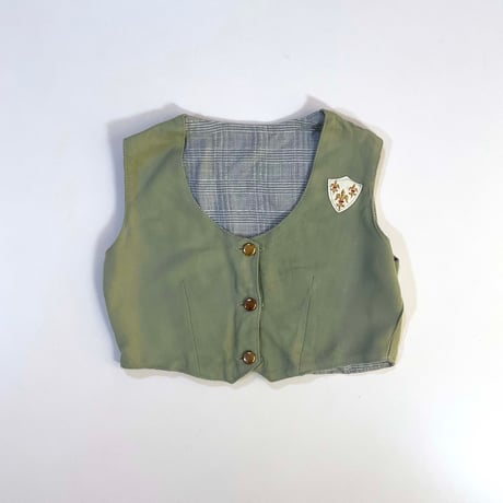 badge reversible vest