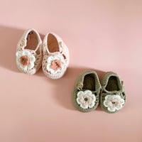 RKO_Booties / 0-3,3-6months (Peach,Sage)