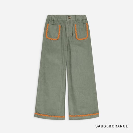BALC_Pants (SAUGE&ORANGE) / 6years
