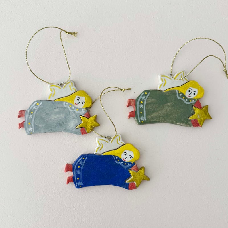 Canako Inoue_陶器オーナメント (天使) | 2e CHESTS