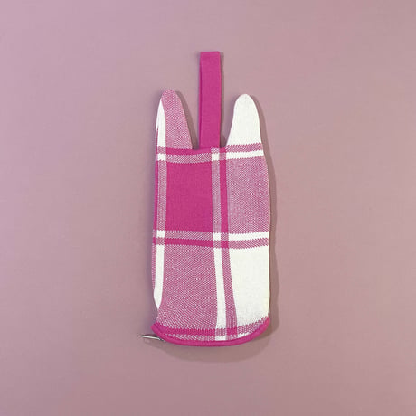 LIGNE NOIRE E. _ RABBIT BAG (PINK)