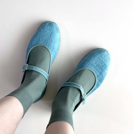 2e CHESTS×MARCOMONDE_BASIC SHORT socks (Green,Pink,L.Beige,White)