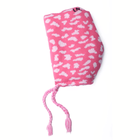LIGNE NOIRE E._LEOPARD HAT (SHOCK PINK)