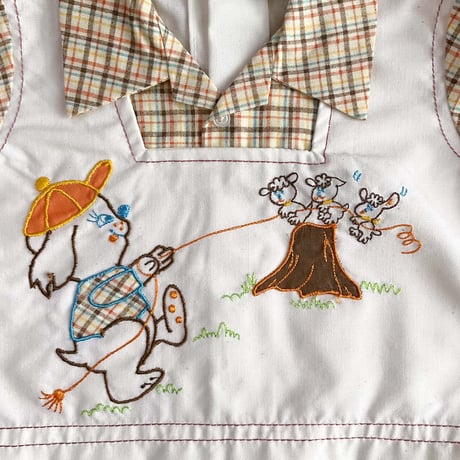 70s embroidery shirts&cap set