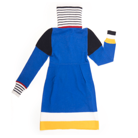 LIGNE NOIRE E._LITTLE DRESS ZIP(SHOCK BLUE) / 4years