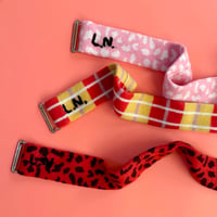 LIGNE NOIRE E._BELT (SHOCK PINK,TARTAN ORANGE,LEOPARD ORANGE)
