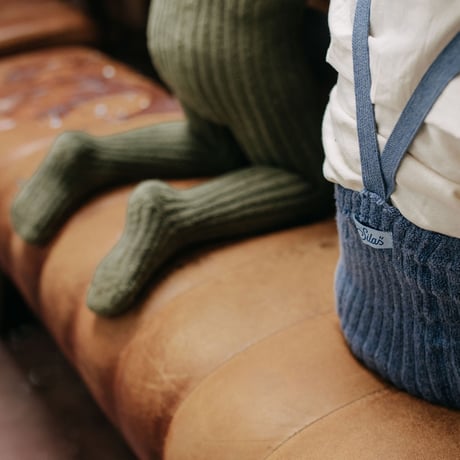 SILLY Silas Granny Teddy Warmy Tights Collection_Olive