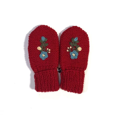 RKO_Mittens (GREY/GREEN/RED) / 1-2,3-4,5-6years
