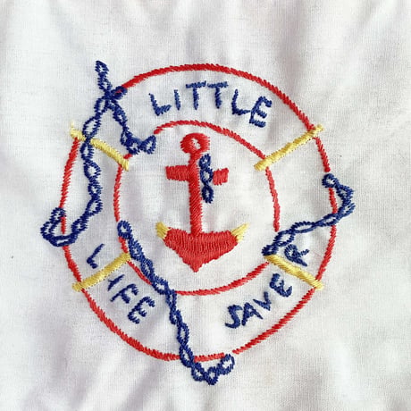 sailor romper&cap set / 9months