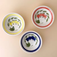 flower bowl (lemon,peach,blueberry)