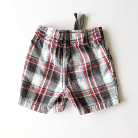 plaid pants _red mix / 6months