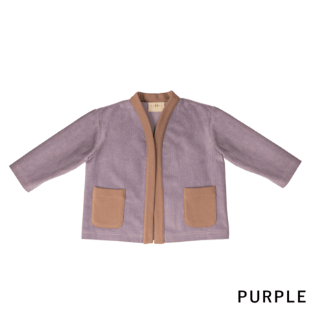 Eshvikids_JACKET&BOTTOM SET (BROWN/PURPLE) / 5years