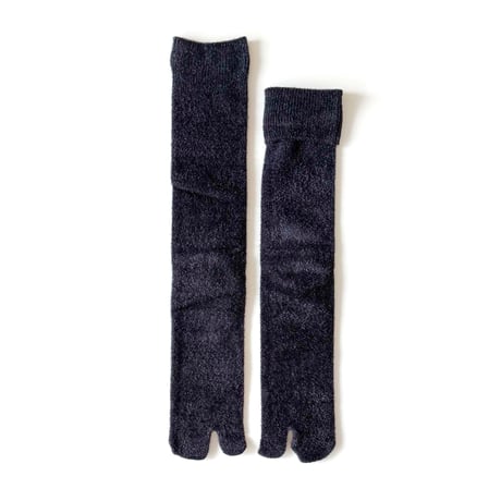 2e CHESTS×MARCOMONDE_MOLE FUR TABI socks (Ivory,Beige,Charcoal)