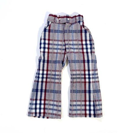 70s plaid flea pants