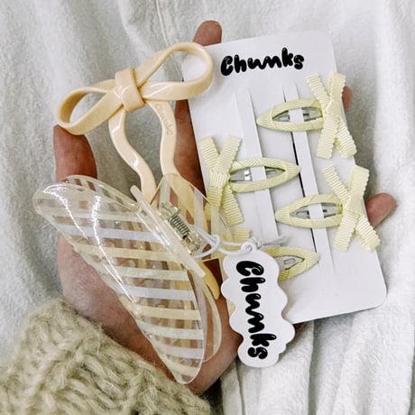 CHUNKS_Bow Hairpin (Cherry)