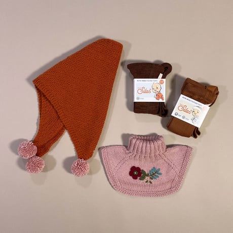 RKO_Triangle Scarf (ORANGE) / 1-6years