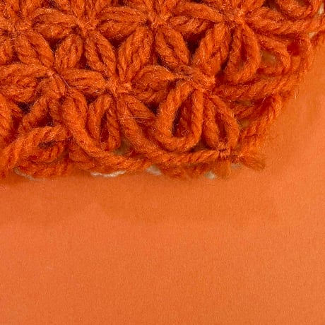 crochet mat (Lemon)
