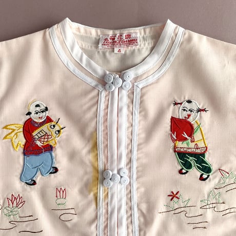 china tops&pants outfit (dead stock) / 4years