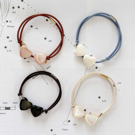 sumie_Heart Button Bracelet ♡♡
