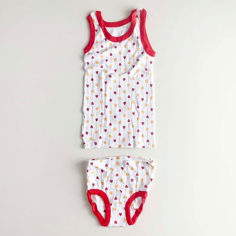 70s tank top&pants set (dead stock)