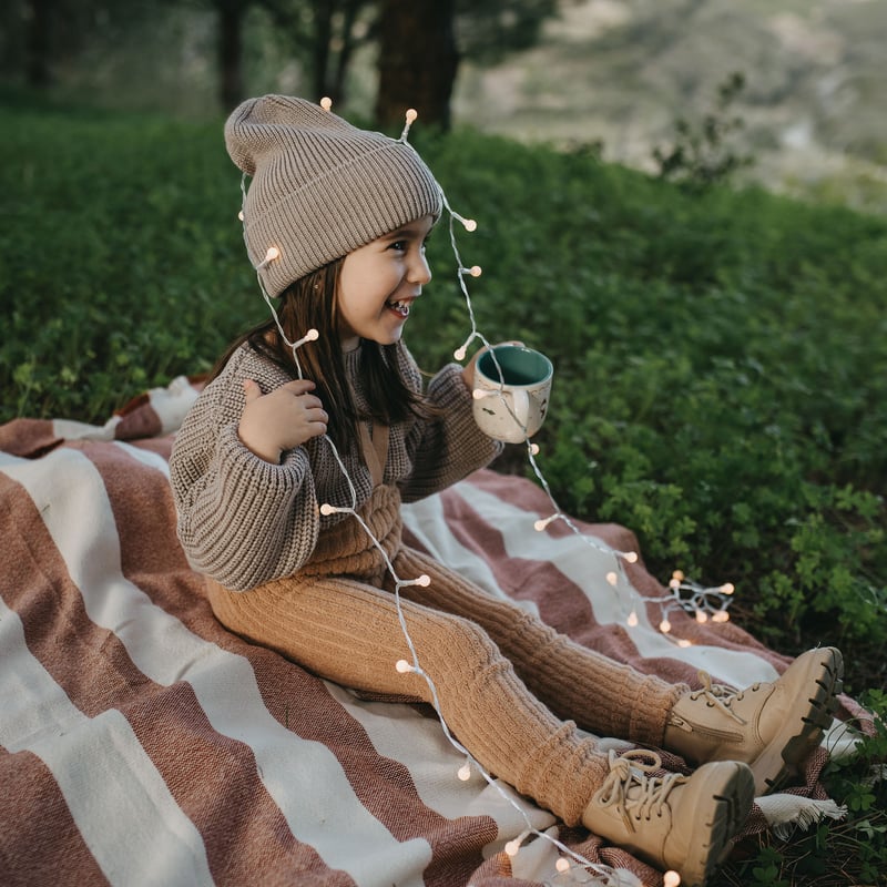 Silly Silas Footless Granny Teddy セット Granny Teddy tights with braces I Peanut Blend – Silly Silas