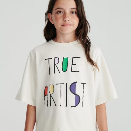 TRUE ARTIST_T-shirt (True Ivory White) / 4-5,6-7,8-9years