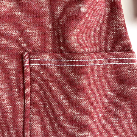 70s denim dress_RED (dead stock) / 5years・110cm