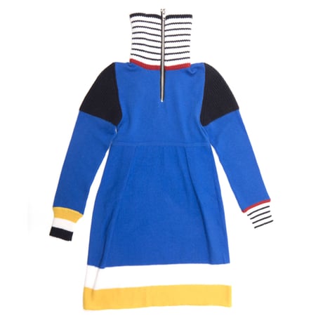 LIGNE NOIRE E._LITTLE DRESS ZIP(SHOCK BLUE) / 4years