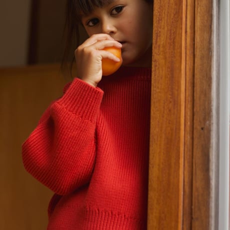 SUNNA STUDIOS KIDS_Sol Sweater (Red/Blue Multi) / 1-2,5-6years