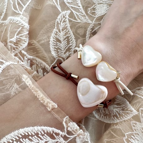 sumie_Heart Button Bracelet ♡