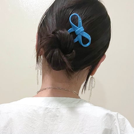 CHUNKS_Bow Hairpin (Cherry)