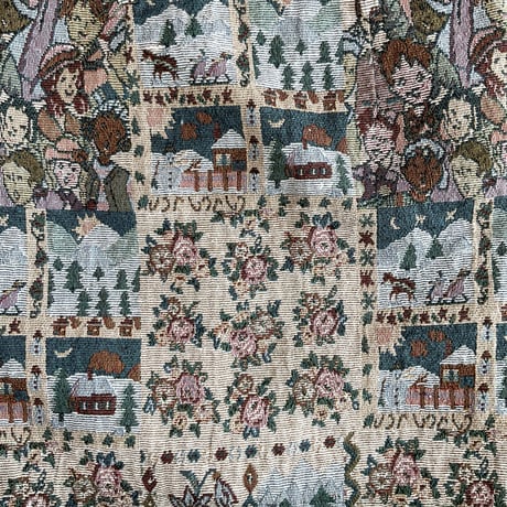 jacquard vest&skirt set / 8years